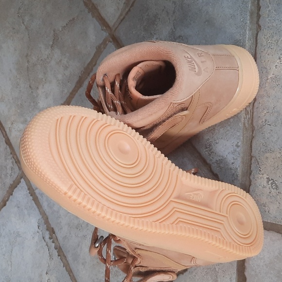 Nike Air Force 1 Mid '07 Flax Wheat Gum - Picture 5 of 5